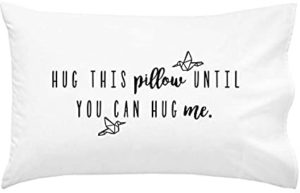 Pillow with Hug Me words