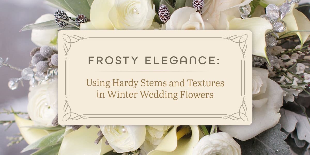 Frosted Beauty Incorporating Hearty Stems and Winter Textures Into